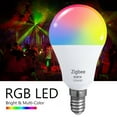 thumbnail image 1 of leyfeng E14 WiFi Bombilla inteligente zigbee3.0 RGBW 10W LED Lámpara regulable Copa APP Control Frío, 1 of 8