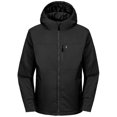 thumbnail image 2 of Little Donkey Andy Men's Puffer Jacket Lightweight Warm Winter Coat Hooded Windproof Insulated Jacket Black S, 2 of 7