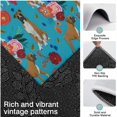 thumbnail image 3 of Dogs with Pioneer Flower Kitchen Rugs Sets Of 3,Kitchen Runner Rugs Non Skid Washable,Decorative Kitchen Floor Mats for Kitchen,Sink,Laundry,17"x30"+ 17"x47" + 17"x59", 3 of 6