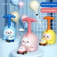 thumbnail image 4 of Linnome Balloon Powered Car Plaything Set Air Powered Vehicle with Manual Pump 2 in 1 for Racing Play Pink, 4 of 7
