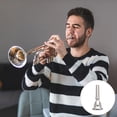 thumbnail image 4 of EeaseCA 1pc Euphonium Mouthpiece Beginners Professional Player Replacement Euphonium Part (Silver), 4 of 7