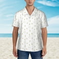 thumbnail image 4 of Fotbe Rabbit And Carrot Hawaiian Shirt for Men Unisex Summer Beach Casual Short Sleeve Cotton Linen Button Down Shirts-X-Large, 4 of 9