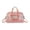 Pink, variant on BadyminCSL Transparent Short Travel Bag, Sports Gym Bag Large Capacity Hand Luggage Swimming Bag Messenger Bag,Clear Vinyl Beach Bag, Ball Game Concert Clear Tote Shoulde