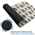 thumbnail image 6 of Long Mouse Pads for Desk,White Bigfoot and Tree Pattern Desk Mats on Top Of Desks, Desk Mouse Pad Extra Large with 3mm Non-Slip Base and Stitched Edge for Gaming,Office,Work,Home 31.5"x11.8", 6 of 6