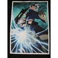 thumbnail image 2 of Naruto Shippuden Sasuke and Kakashi Men's Black T-Shirt-4XL, 2 of 3