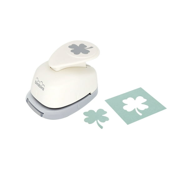 Bira Craft 1 inch Clover, Shamrock 2 Lever Action Craft Punch, St. Patrick’s Day Punch for Paper Crafting Scrapbooking
