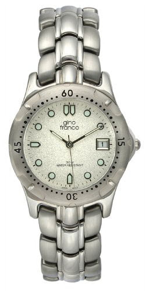 Gino Franco Men's Round Watch with Stainless India | Ubuy