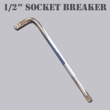 Sourcing Map 1/2" Drive Socket Breaker L Shape Extension Bar Wrench, CR