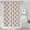 Beige Buffalo Skull, variant on Gray Buffalo Geometric Pattern Shower Curtain 36"x72" ,Bathroom Decorative Shower Curtains Set with 12 Hooks,Modern Waterproof Washable Shower Curtain