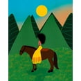 thumbnail image 2 of Lorintheory 12x14 White Modern Wood Framed Museum Art Print Titled - Wild and Free, 2 of 4
