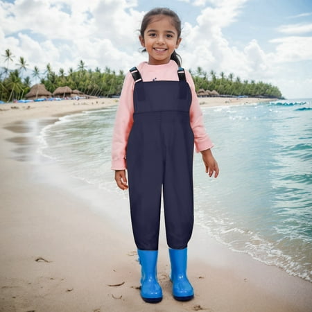 Kids Chest Waders for Toddler Children Fishing Youth Waders Hunting Wader Waterproof Lightweight Bootfoot Girls Waders 6T