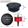 thumbnail image 3 of Desk Cable Hole Covers with Hole Opener Office Home Table Cable Management Kit, 3 of 6