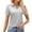 Light Gray #44, variant on KDDYLITQ Polo Shirts for Women Short Sleeve Solid Color Golf Uniform V Neck Collared Lounge Tees Loose Fit Business Athletic Workout Blouses Yellow XL