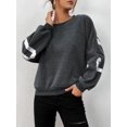 thumbnail image 2 of Letter Graphic Pullover-Gray, 2 of 3