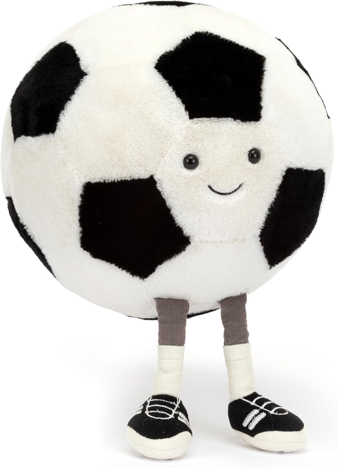 Jellycat Amuseables Soccer Ball Stuffed Toy, 12 inches - Soccer Ball Plush Gift for Sports Fans