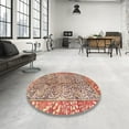 thumbnail image 4 of Ahgly Company Machine Washable Indoor Rectangle Traditional Fire Brick Red Area Rugs, 8' x 12', 4 of 7