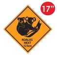 thumbnail image 2 of Beistle 54306 Outback Road Sign Cutouts-4 Pcs, 14'' 13'' .1'', Yellow/Black, 2 of 7