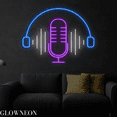 thumbnail image 4 of Glowneon Micro Headphone Neon Sign, Micro Headphone Shop Led Sign, 4 of 4