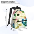 thumbnail image 4 of Easygdp Floral Vintage Casual Laptop Backpack, Large Capacity Schoolpack for School, Travel, Business, 4 of 8