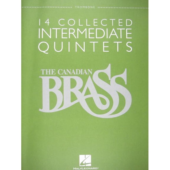 14 Collected Intermediate Quintets: Trombone (Paperback)