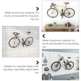 thumbnail image 3 of OUNONA 1 Ensemble Support Mural pour Vélo en Forme de Hibou Rangement Noir pour Cyclistes, 3 of 8