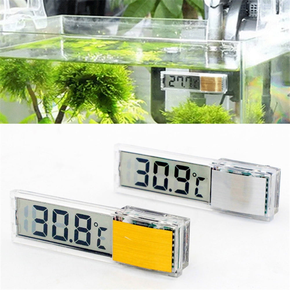 5PCS White AQUARIUM TEMPERATURE GAUGE LCD DIGITAL THERMOMETER FISH TANK arduino 