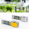 thumbnail image 1 of Flmtop 3D LCD Digital Aquarium Shrimp Fish Tank Temperature Meter Stick-on Thermometer Golden, 1 of 9