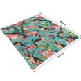 thumbnail image 4 of German Shepherd Dog and Flower Blanket,Comfortable Soft Flannel Throw Blanket,All Season,Warm Lightweight Blankets for Sofa Bed Couch Living Room Chair,50"x60"(130x150cm), 4 of 4