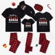 thumbnail image 1 of Pijamas navideños a juego para la familia, conjunto de Pijamas cortos negros con My Gnomies, navidad, 1 of 4