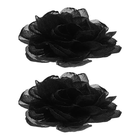 Miangastore 2 Pcs Clips de Chaussures à Fleurs pour Femmes Boucles de Chaussures à Talons Hauts Détachables Décorations Élégantes pour Chaussures de Mariage et de Fête