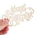thumbnail image 6 of NIYANGLE DIY Crafts Christmas Cutouts Beige 20Pcs, 6 of 8