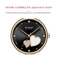 thumbnail image 4 of CURREN Women Quartz Watch Leather Strap Exquisite Diamond Dial Female, 4 of 8