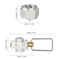 thumbnail image 2 of Gas Saver Plus Gas Convertor Shifter Refill Flat Tank Conversion Adapter Camping Gas Adaptor Valve, 2 of 8