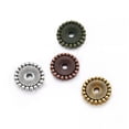 thumbnail image 3 of GKNET 180pcs Tibetan Silver Disc Spacer Beads Rondelle Nickel Free Mixed Color 12mm, 3 of 6