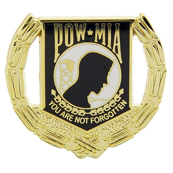 Eagle Emblems P15781 Pin - Pow Mia Wreath - 1.625 in.