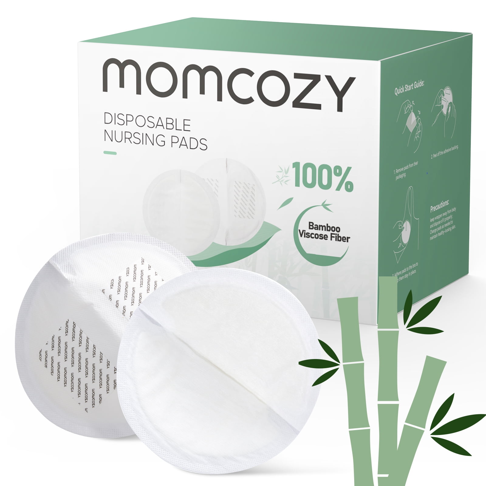 Momcozy Bamboo Fiber Disposable Breast Pads 120pcs, Other