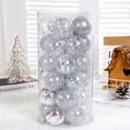 thumbnail image 3 of 30Pcs/Box Christmas Balls Colorful Festival Electroplating Decorative Anti-fade Scene Layout DIY  Tree Hanging Balls Pendants Party Decor for Wedding, 3 of 8