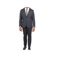 thumbnail image 5 of Arthur Black Slim Fit Grey Blue Check Light Flannel Reda Wool Suit, 5 of 7