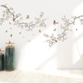 thumbnail image 4 of Wosthever Calcomanías de flores Pájaros Pegatinas de pared grandes Papel tapiz removible Oficina de negocios Hogar TV Adornos de fondo Decoración del hogar, 4 of 6