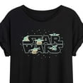 thumbnail image 3 of Star Wars - The Mandalorian Grogu Star Wars   - Womens Oversized Graphic T-Shirt, 3 of 5