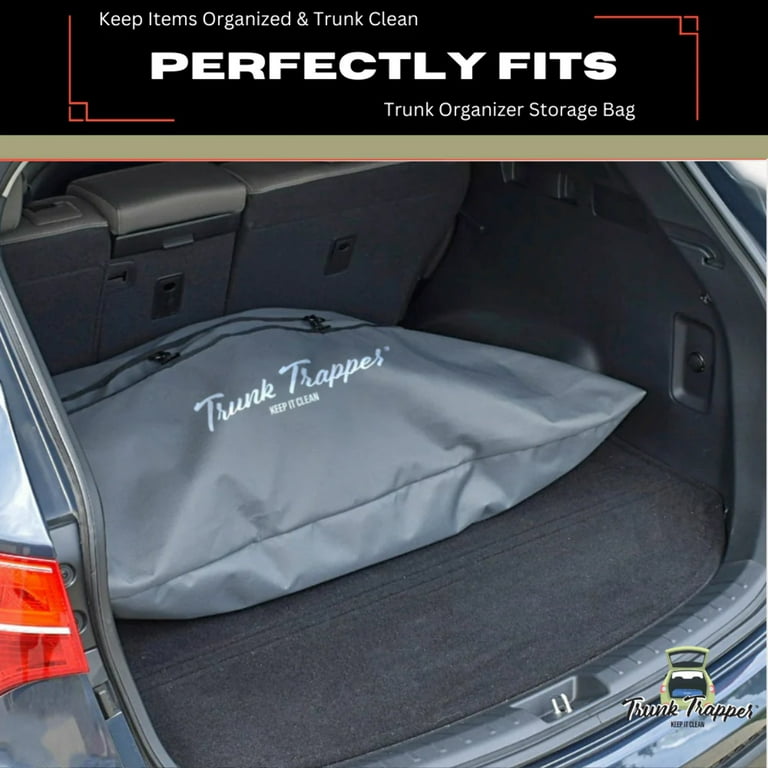 Collapsible Car Trunk Organizer Foldable With Reinforced Handles 6 Pockets -Black | The Warehouse