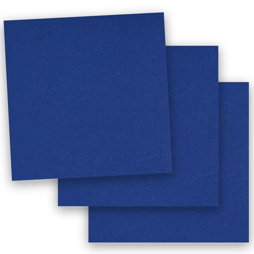 Basics BLUE 12X12 (Square) Paper 80C Cardstock - 50 PK -- Quality 12-x ...
