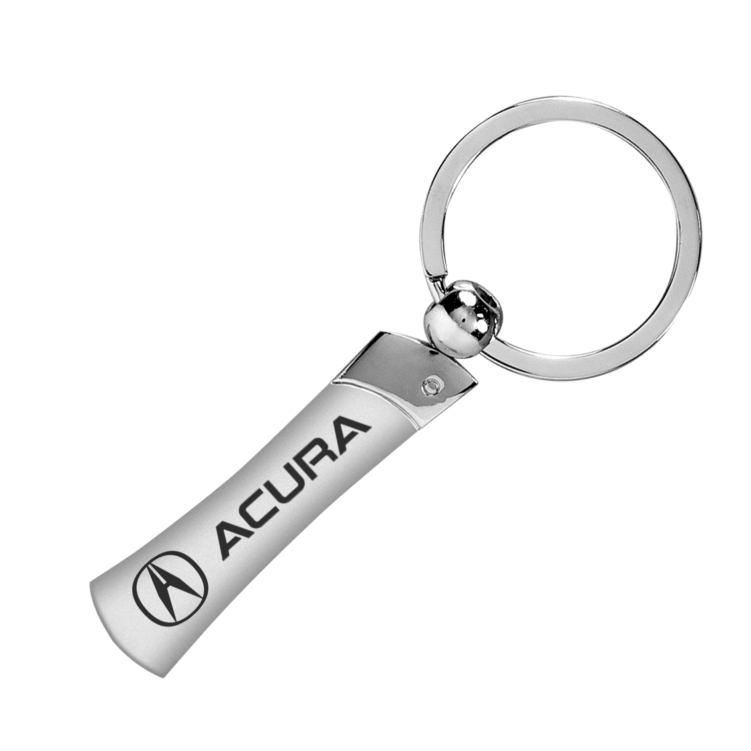 Au-Tomotive Gold Acura Logo Blade Style Metal Key Chain INC