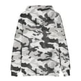 thumbnail image 4 of PuLe Hoodies Men's Printed Fashionable Casual Pocket Long Sleeved Hooded Sweatshirt, 4 of 5