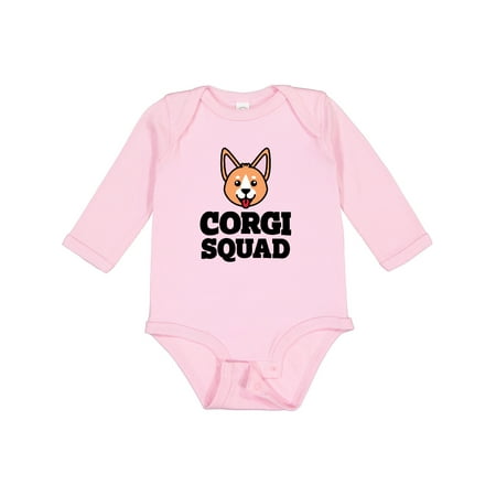 

Inktastic Dog Corgi Squad Boys or Girls Long Sleeve Baby Bodysuit