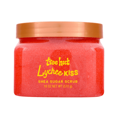 Tree Hut Lychee Kiss Shea Butter Sugar Body Scrub 18 oz