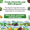 thumbnail image 3 of Epic Gardening Organic Vegetable Garden Kit, 10 Non-GMO Varieties, Includes Tomatoes, Squash, Pumpkins, Beans & More, Perfect for Raised Beds, 3 of 6