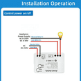 thumbnail image 4 of 3X Tuya Smart Zigbee Switch with Temperature Sensor Passive Dry Contact Zigbee Relay Work with Home Assistant AC 85-250V,3 x Smart Switch,White, 4 of 6