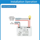 thumbnail image 4 of 3X Interruptor Zigbee Inteligente Tuya con Sensor de Temperatura, Relé Zigbee de Contacto Seco Pasivo, Funciona con Home Assistant, CA 85-250 V, 4 of 5