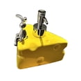 thumbnail image 2 of Dispensador de jabón de cerámica de 350 ml, moderno, para encimera, rellenable, para baño amarillo, 2 of 9